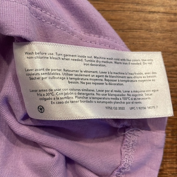 Carter’s Kid Long-Sleeve Purple T-Shirt - Size 8/8A - Picture 7 of 16